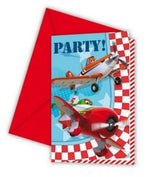 Disney Planes - Einladungskarten | 6 Stück