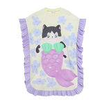 Mermaid Cat Hawaiian Ruffle Dress