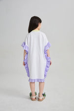 Mermaid Cat Hawaiian Ruffle Dress
