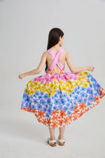Tropical Linen Vacation Dress