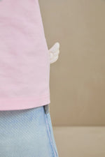 Embroidered Swan Tee with Wings