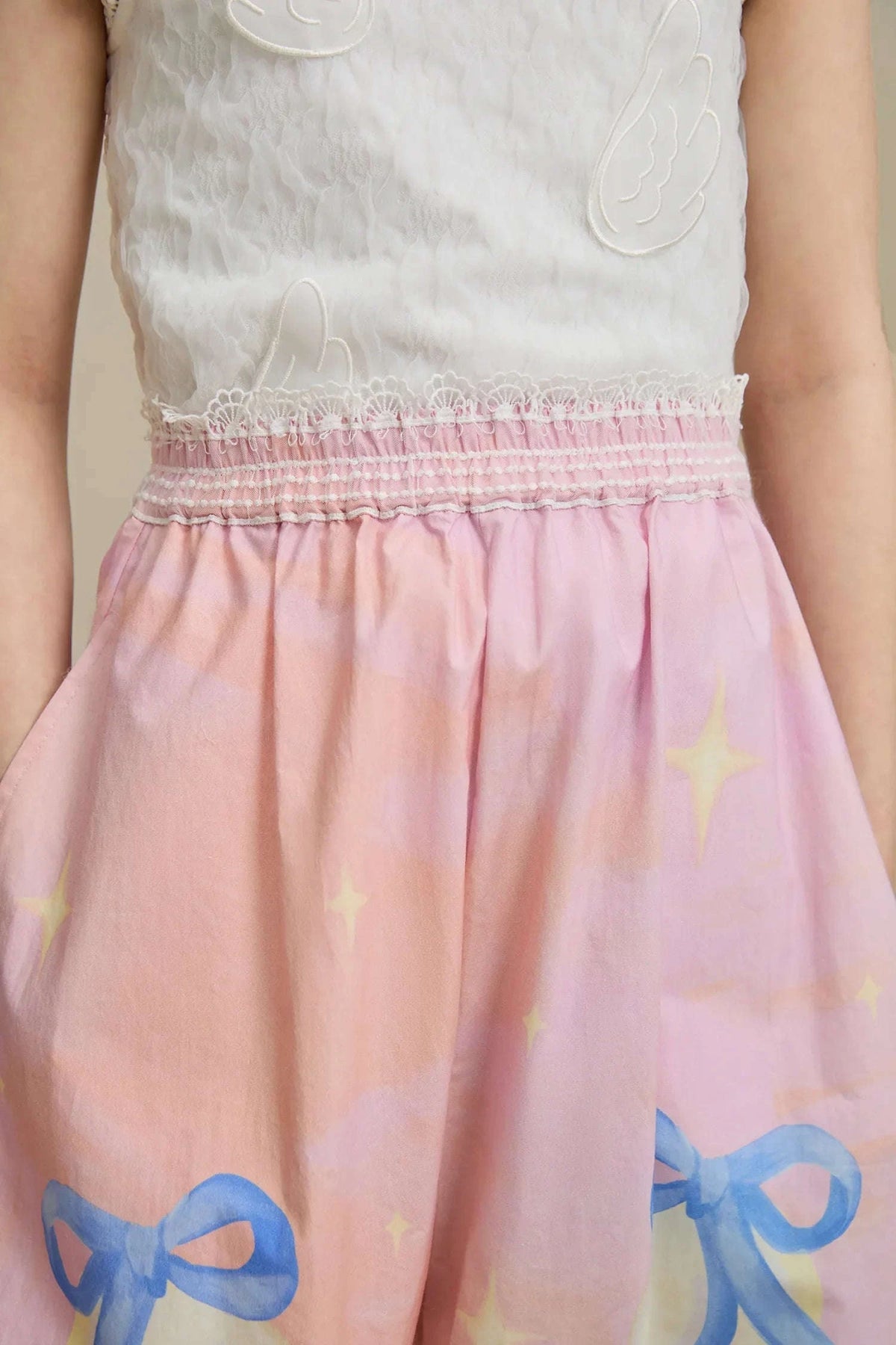 Swan Print Breezy Anti-Mosquito Pants Namma Markt