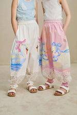 Swan Print Breezy Anti-Mosquito Pants Namma Markt
