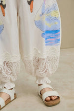 Swan Print Breezy Anti-Mosquito Pants Namma Markt