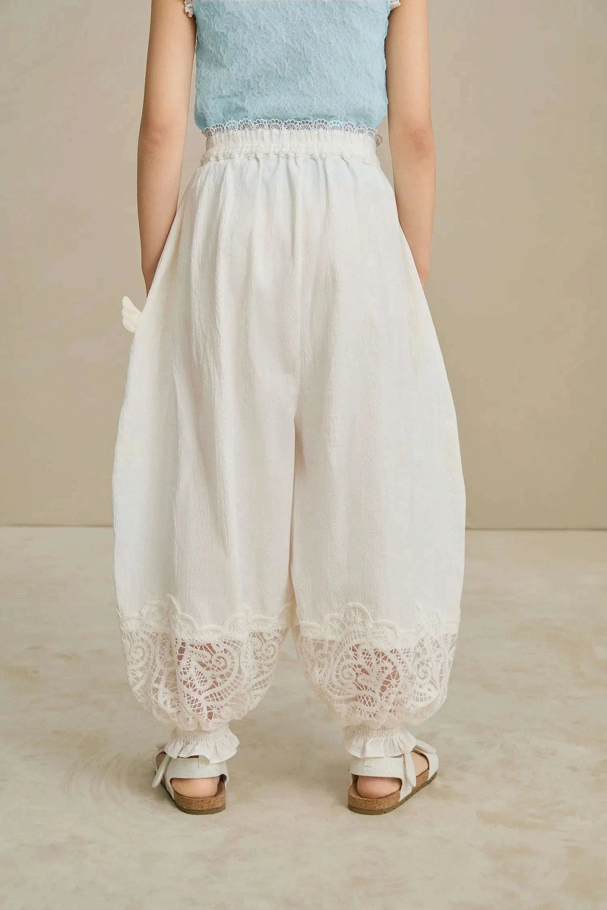 Swan Print Breezy Anti-Mosquito Pants Namma Markt