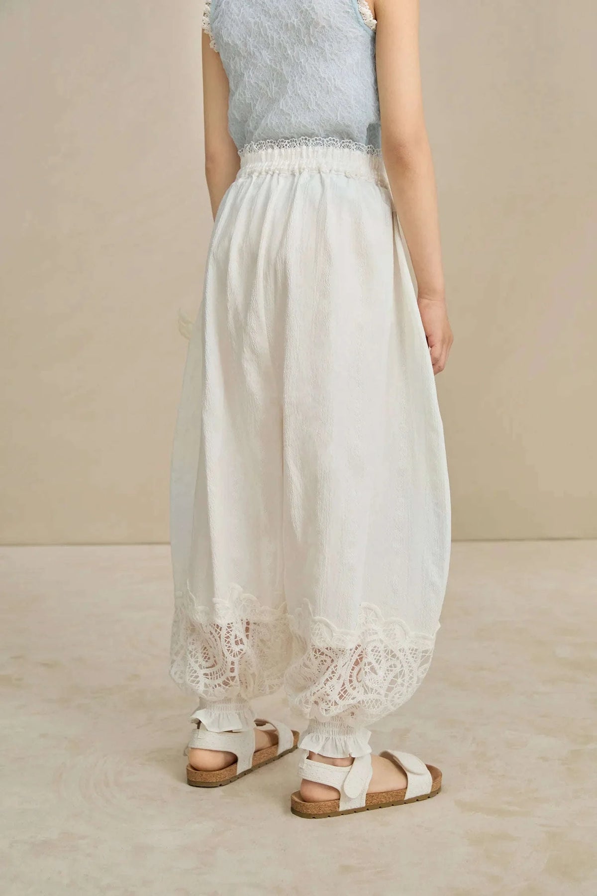 Swan Print Breezy Anti-Mosquito Pants Namma Markt
