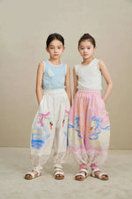 Swan Print Breezy Anti-Mosquito Pants Namma Markt
