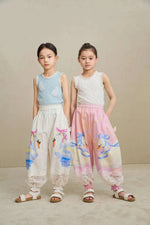 Swan Print Breezy Anti-Mosquito Pants Namma Markt