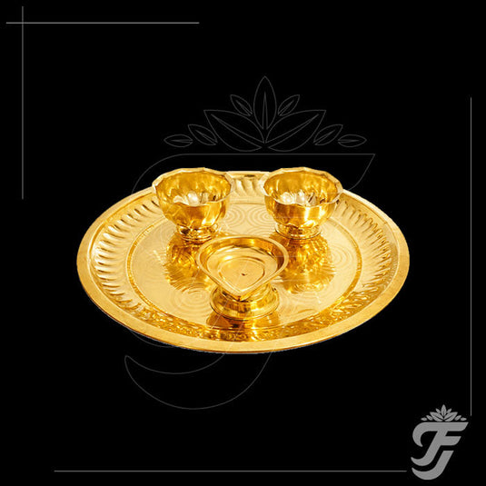 BRASS POOJA SET product image 1