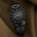 Armbanduhr Metropolis 42 schwarz