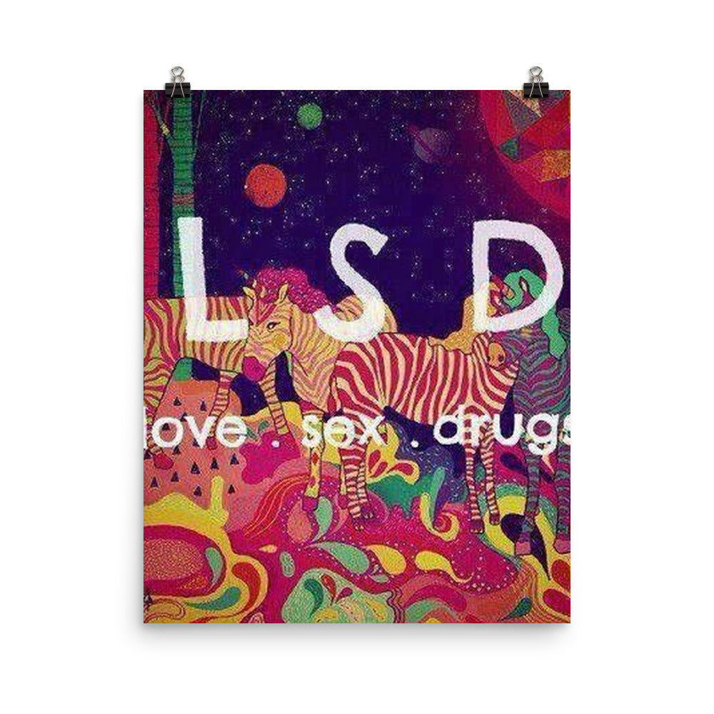 Psychedelic Psychedelic Vibes Poster