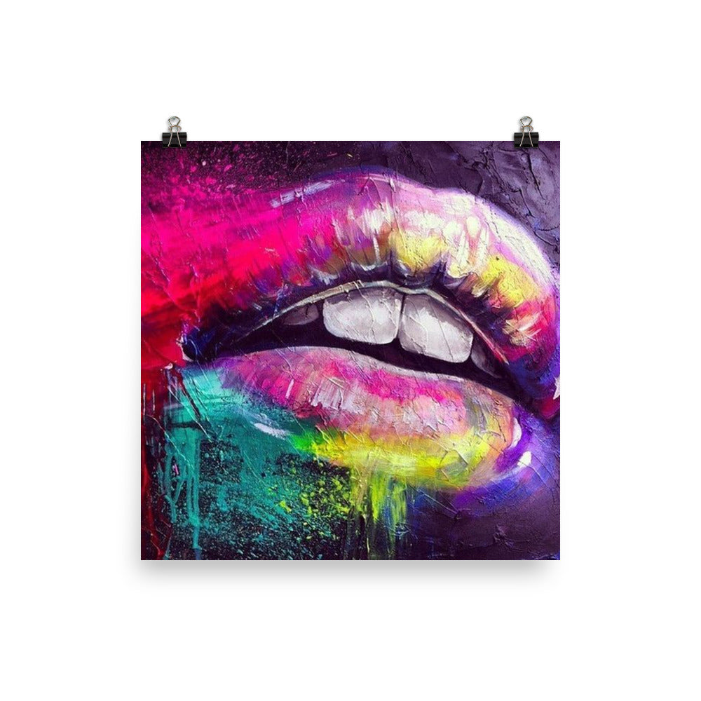 Rainbow Kiss Poster