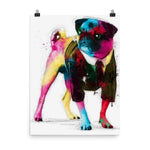 Colorful Doggo Poster