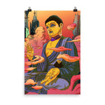 Buddhas Girl Poster – Trippy Wall Art