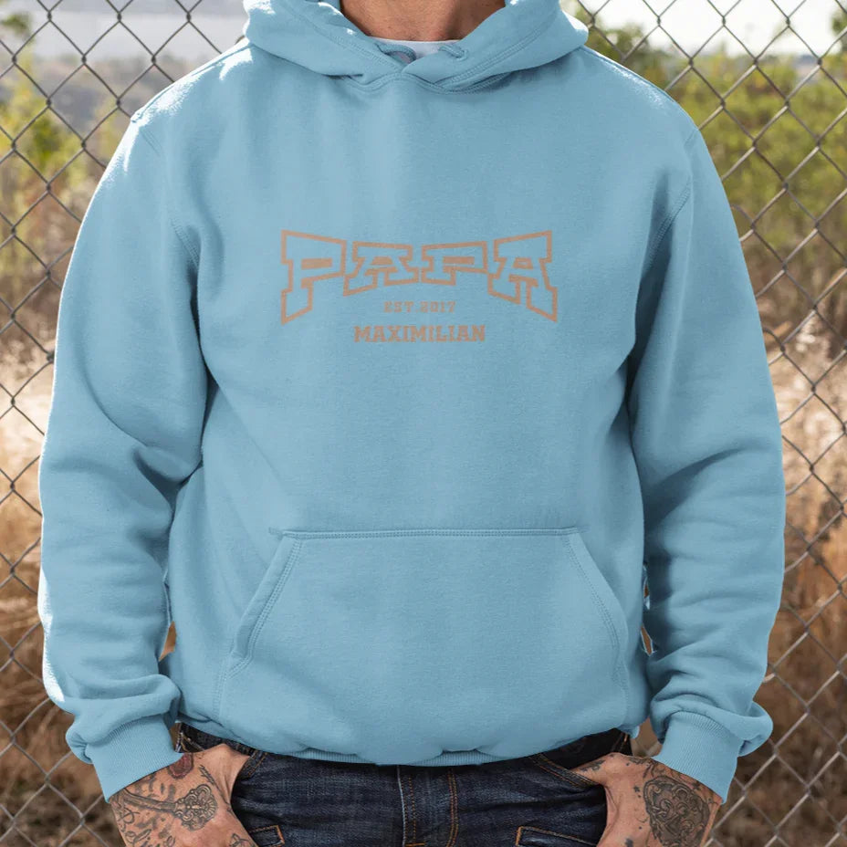 PAPA Hoodie COLLEGE personalisiert