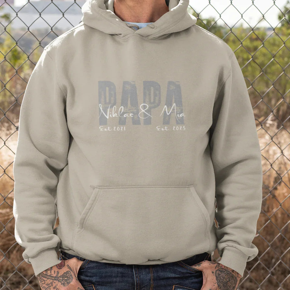 PAPA Hoodie SOLID ROCKS personalisiert