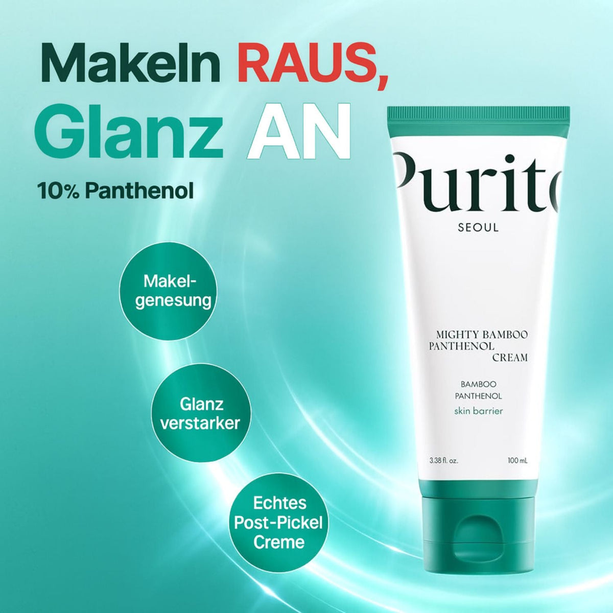 Purito Seoul Mighty Bamboo Panthenol Cream 100ml