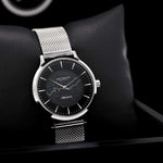 Armbanduhr Metropolis 34 Silber