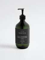 Naturseife Hand & Body Pfefferminze & Dunkle Zeder - 490ml