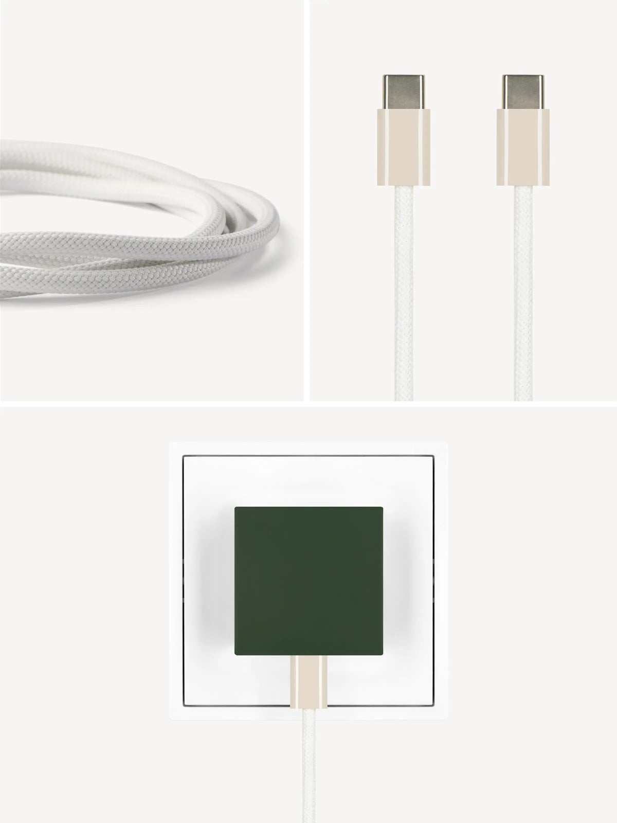 USB-C Ladegerät 35W + USB-C Kabel (Dune)