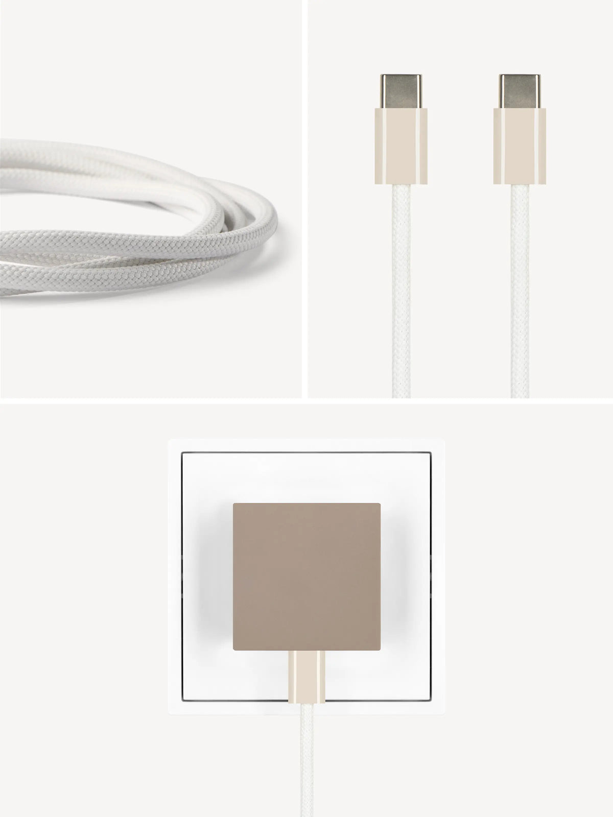 USB-C Ladegerät 35W + USB-C Kabel (Dune)
