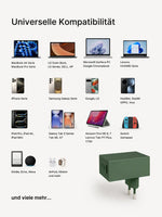 edge.65 (65 Watt) USB Ladegerät. Farbe: Forest