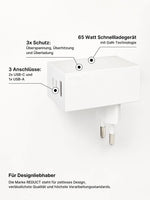 edge.65 (65 Watt) USB Ladegerät. Farbe: White