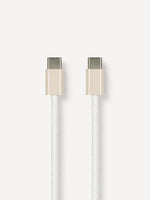 USB-C Kabel 60W gewebt | Farbe: Dune | Länge: 1m