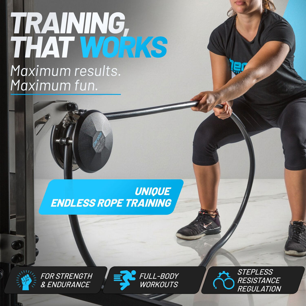 revvll ONE Rope Trainer with Infinitely Adjustable Resistance
