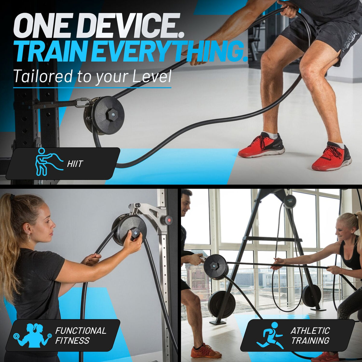 revvll ONE Rope Trainer with Infinitely Adjustable Resistance