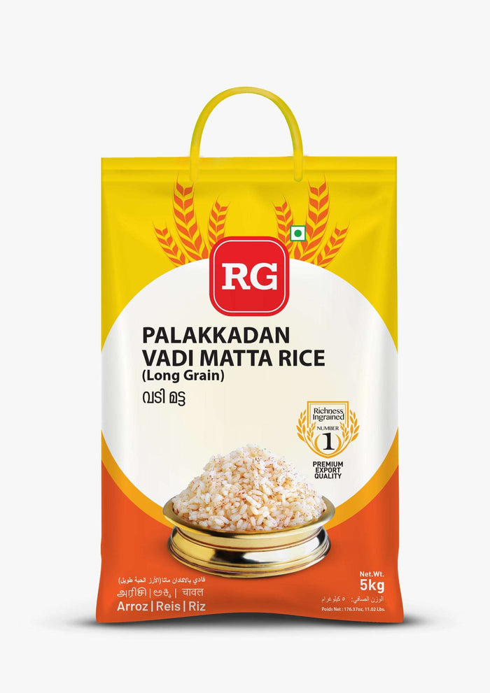 RG Palakkadan Vadi Matta Rice 5kg - Namma Markt