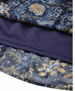 Navy Blue Floral Printed Maxi Dress in Germany