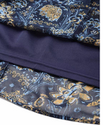 Navy Blue Floral Printed Maxi Dress in Germany