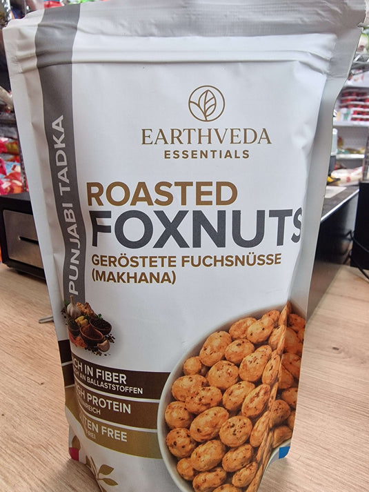Earthveda Punjabi Tadka Roasted Makhana 40g Namma Markt