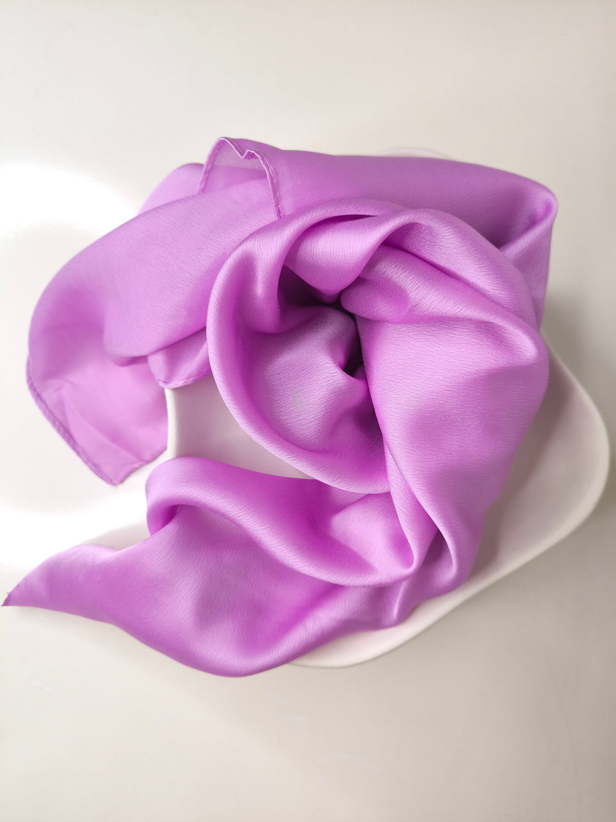 Quadratisches Seidentuch- Light Purple - SMART SUMMER