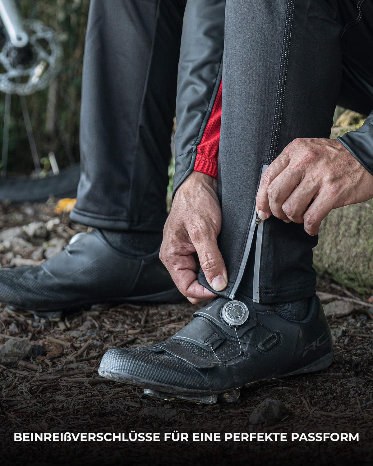 ROCKBROS Winter Radhose Herren Windschutz