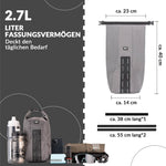 ROCKBROS Gepäckträgertasche Gepäckträger für Vordergabel 2,7 L, Wasserdicht