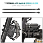 ROCKBROS Helm schloss 150 cm Zahlenschloss 3-stellig Zahlencode