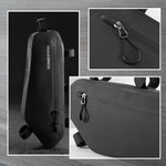 ROCKBROS 4L Wasserabweisend Rahmentasche Dreiecktasche Schwarz