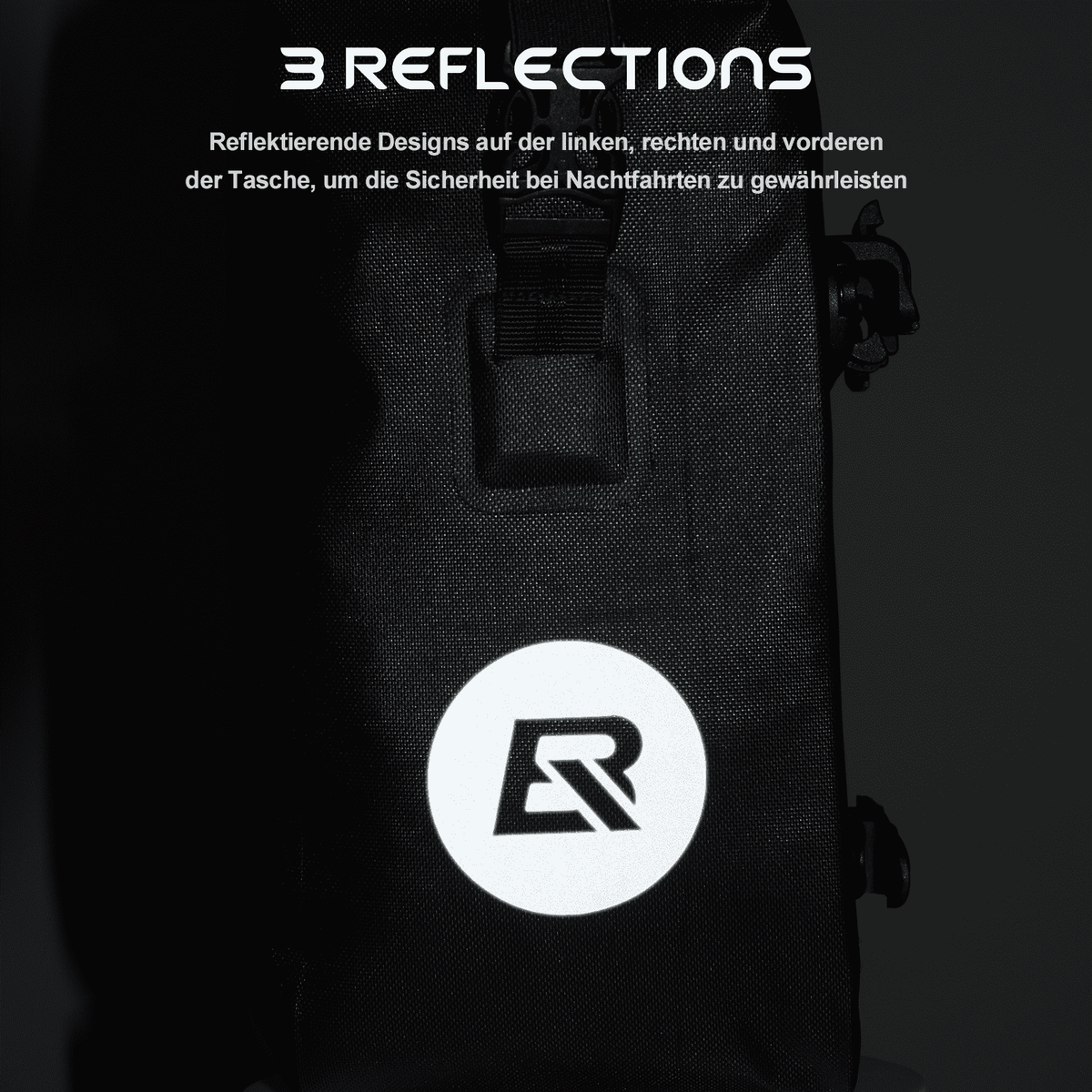 ROCKBROS Wasserdichte Gepäckträgertasche 12-16L
