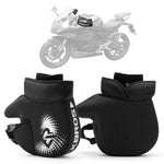 ROCKBROS Winter Lenkerstulpen Winddicht Motorrad Handschuhe Schwarz