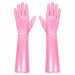 Glitzernde Handschuhe Shine 40 cm | Rosa