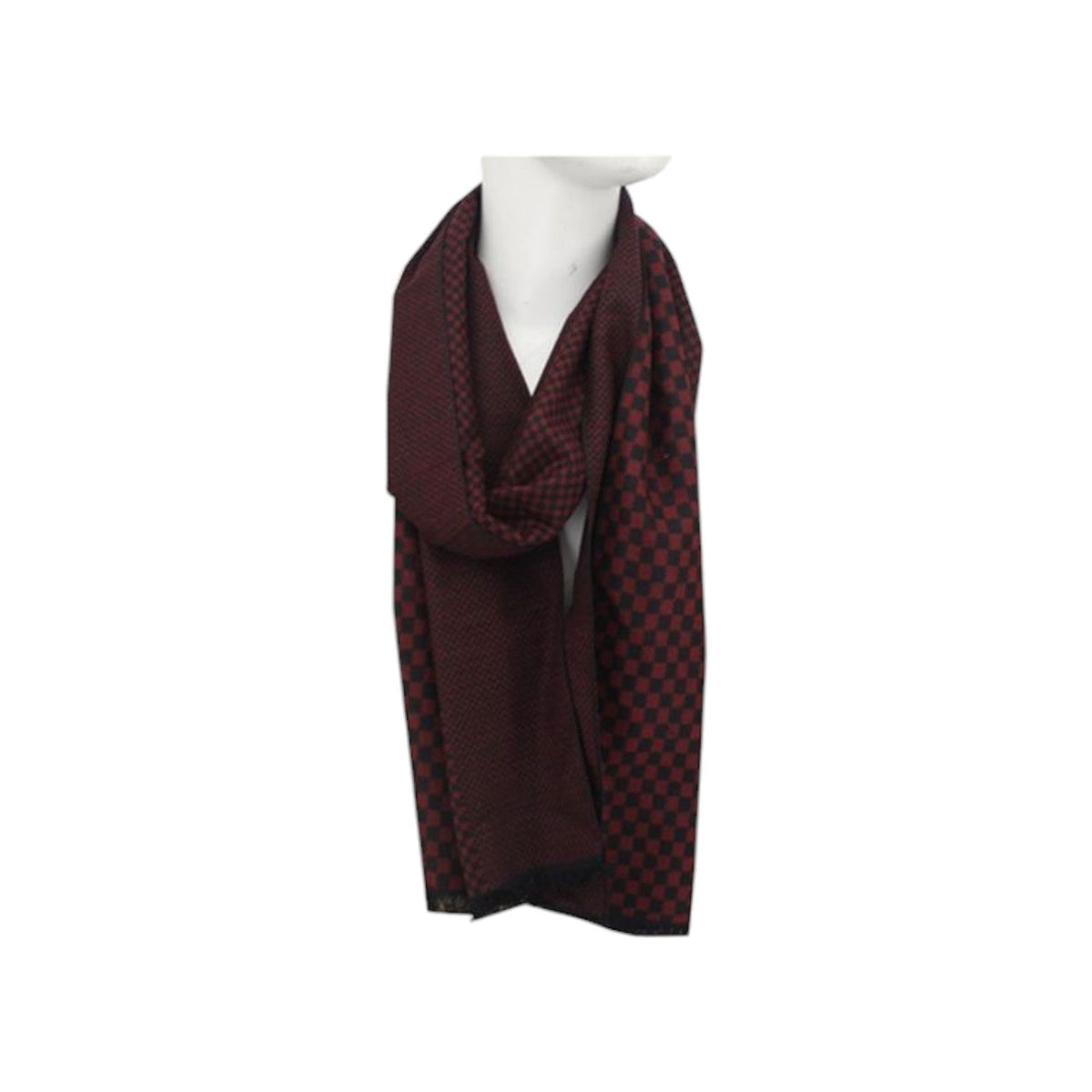 Winter Herren Schal mit Schach Muster » Soft Cashmera Herrenschal | Winterschal 180x30 cm