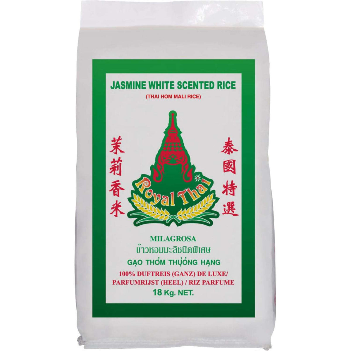 Royal Thai Jasmine Rice 18kg - Namma Markt