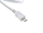 2 m meter Micro USB Kabel Datenkabel Ladekabel in weiß | System-S