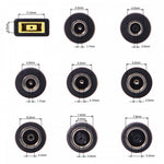 USB 3.1 Adapter Typ C Stecker zu DC 20 V 7,4 x 5,0 mm Stecker Kabel in Schwarz | System-S