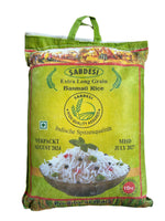 Sabdesi Premium Basmati Rice 10kg - Extra long grain