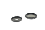 ND Filter 37 mm Neutraldichtefilter Graufilter einstellbar Hülle für Galaxy S8 | System-S