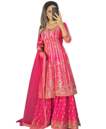 HEAVY GEORGETTE SEQUENCE WORK SHARARA SUIT IN BERLIN