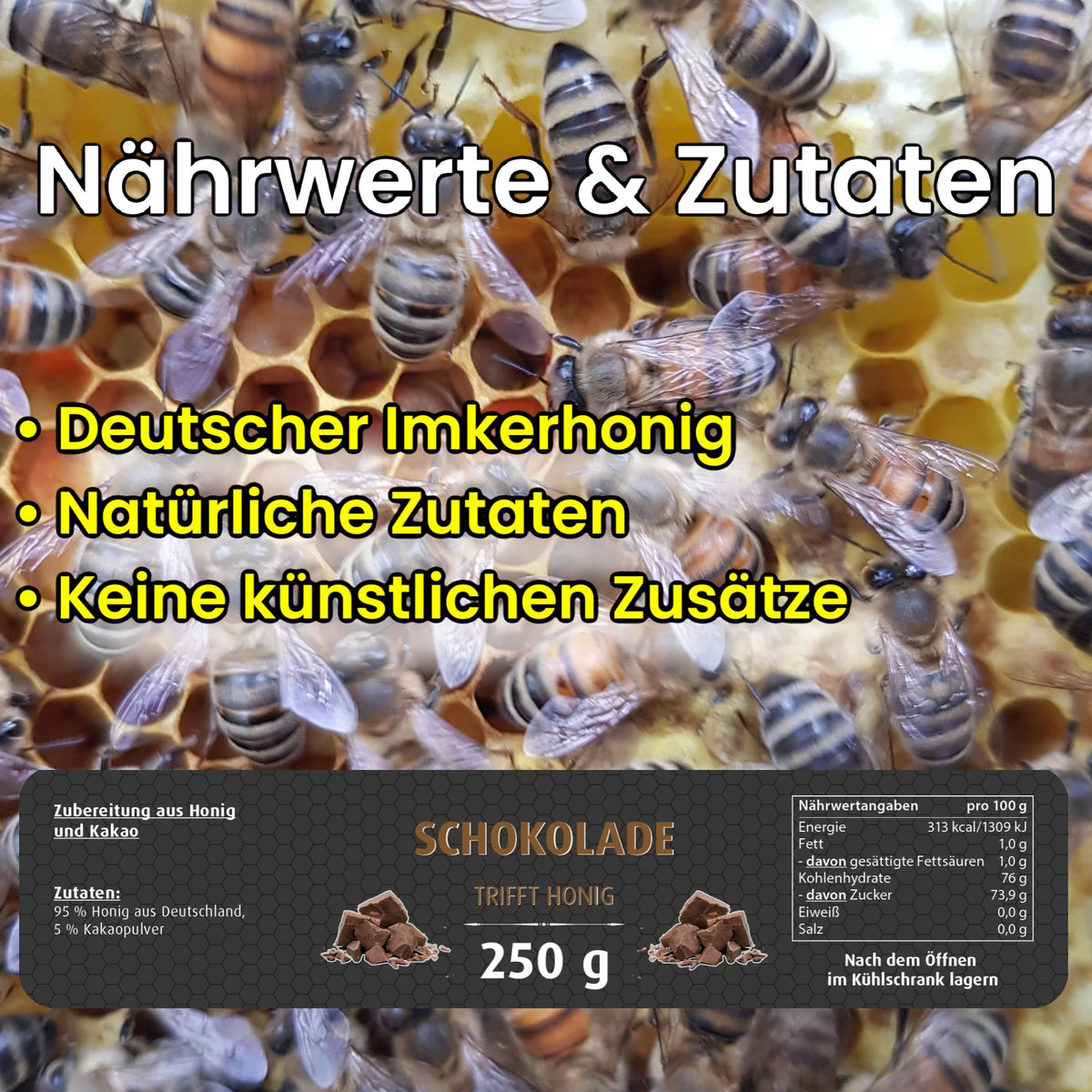 Honig-Geschenkpaket mit zwei Gläsern